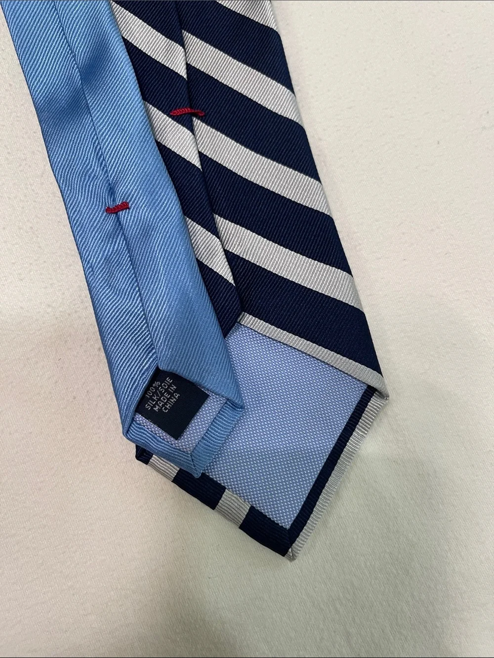 Tommy Hilfiger Men's Tie Set - Navy Stripe, Navy Crest Stripe, Multicolor Plaid